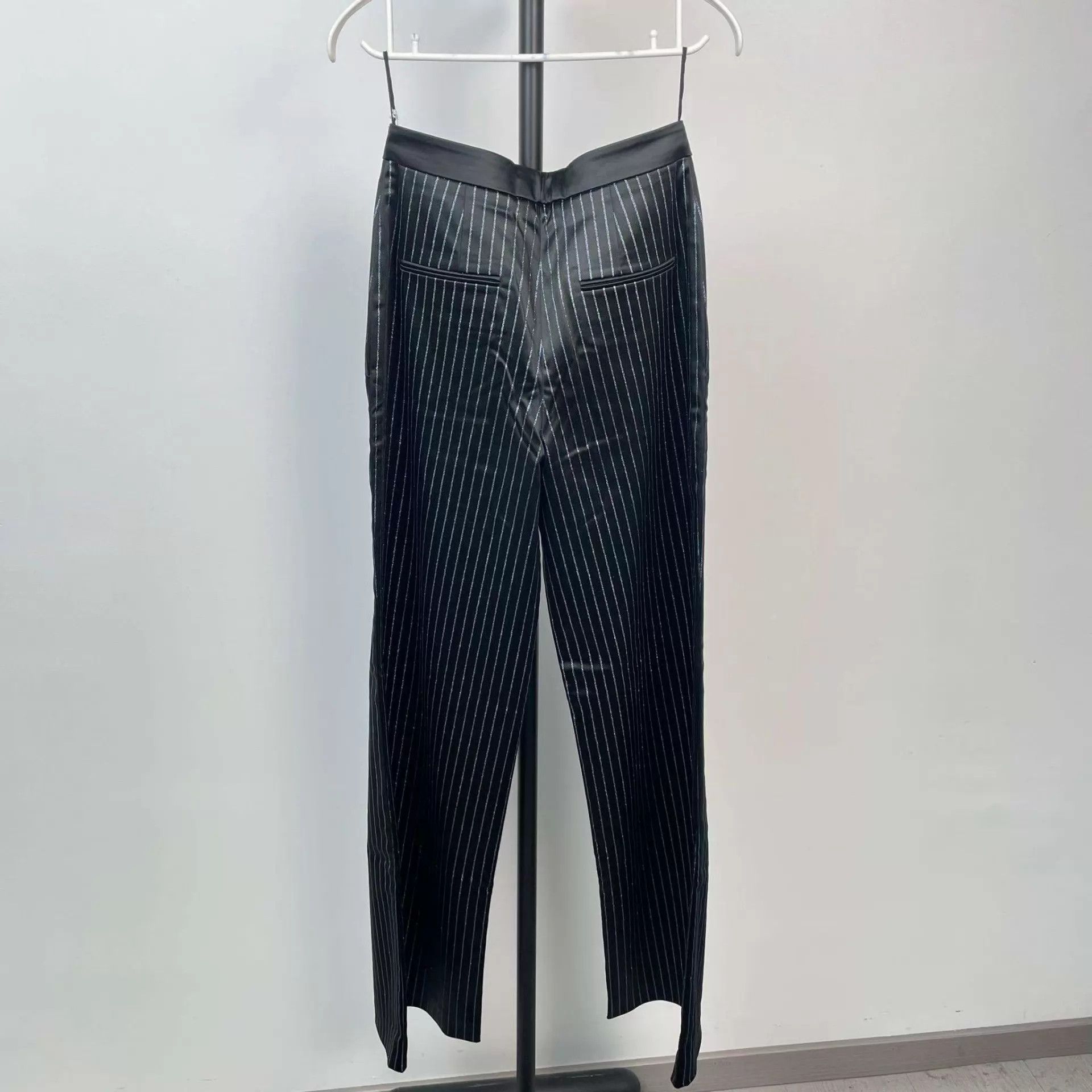 Chanel Chanel Stripe Tailored Trousers FR38 Size 27" / US 4 / IT 40 - 2 Thumbnail
