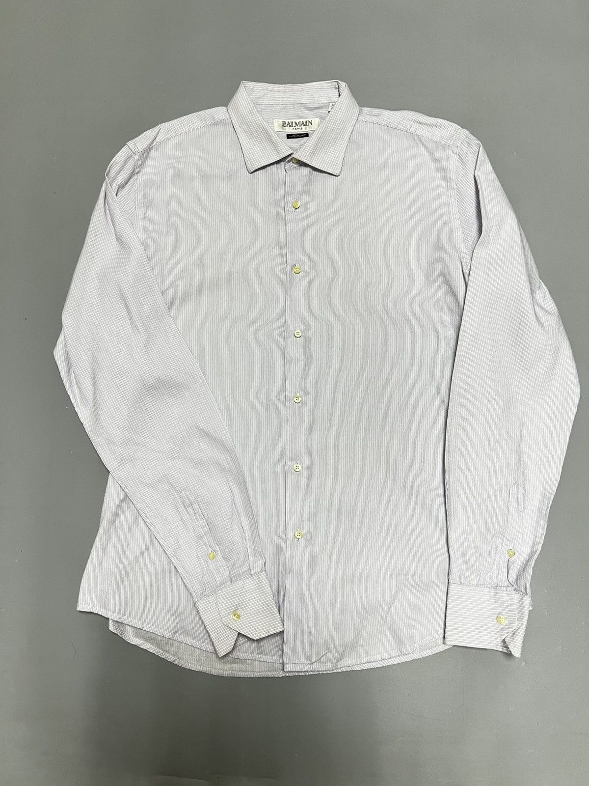 Balmain × Vintage Balmain vintage mens shirt Size US L / EU 52-54 / 3 - 1 Thumbnail