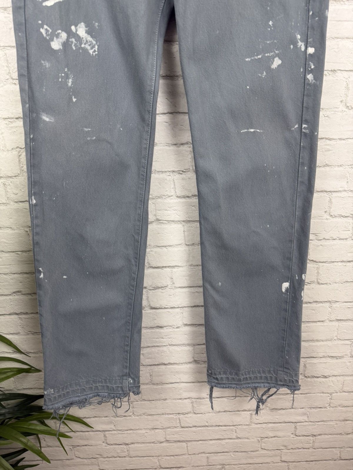 Levi's (33x33) PAINT THRASHED FADED Blue Levi’s 501 Jeans Size US 33 - 6 Thumbnail