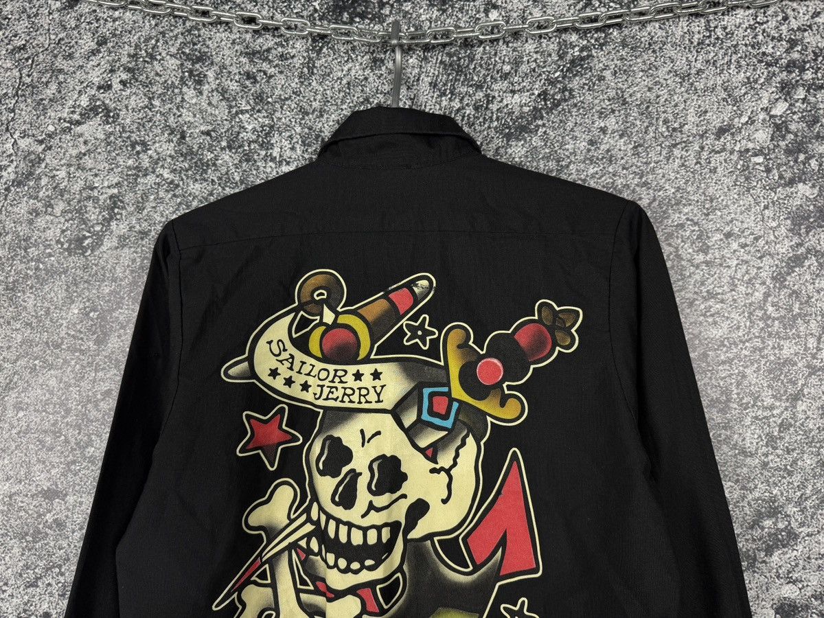Vintage Sailor Jerry Long Sleeve Shirt Tattoo Y2K Ed Hardy Style Size US S / EU 44-46 / 1 - 9 Thumbnail