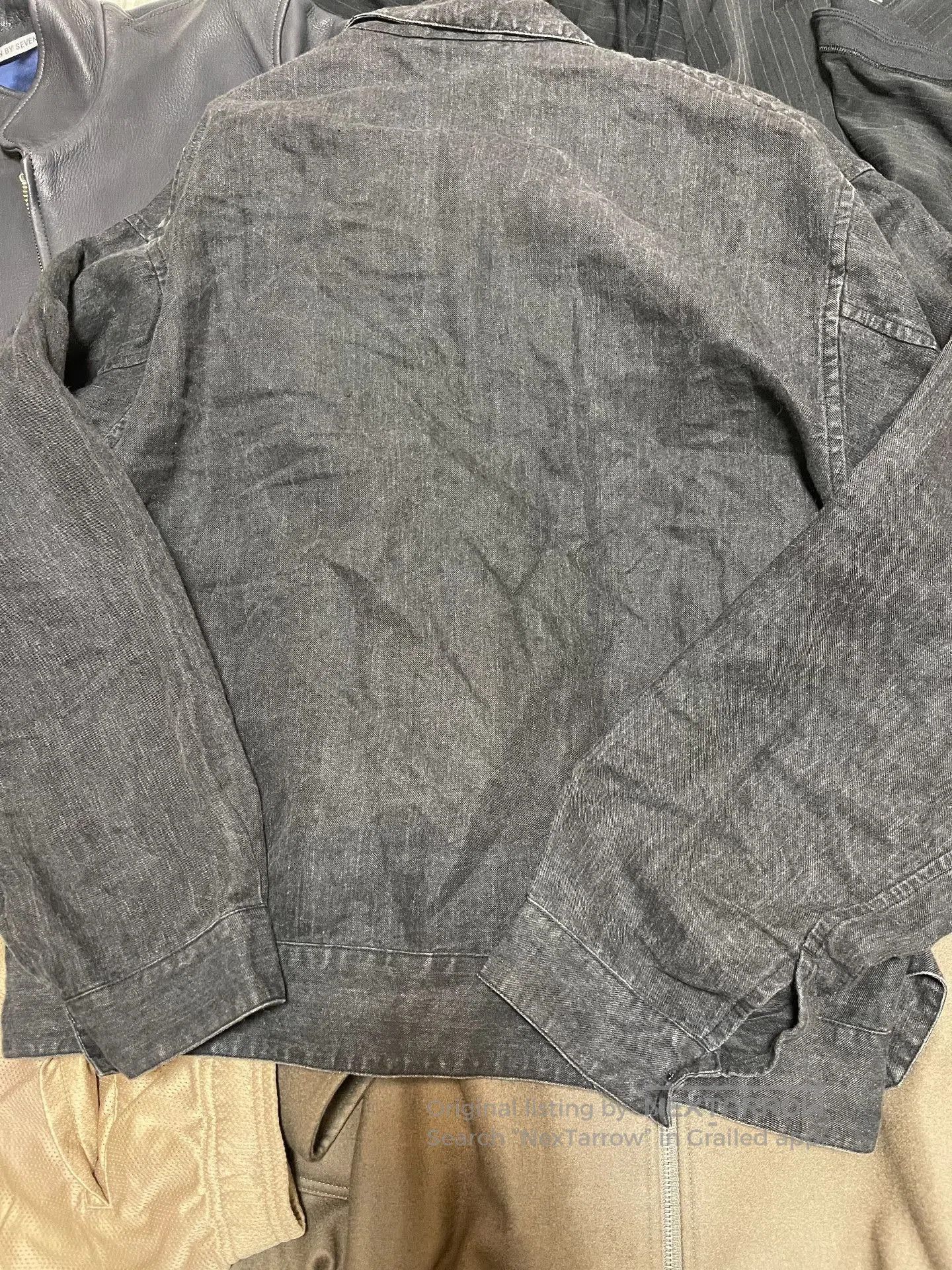 Comoli Comoli Dyed Linen Jacket. Size US L / EU 52-54 / 3 - 4 Thumbnail
