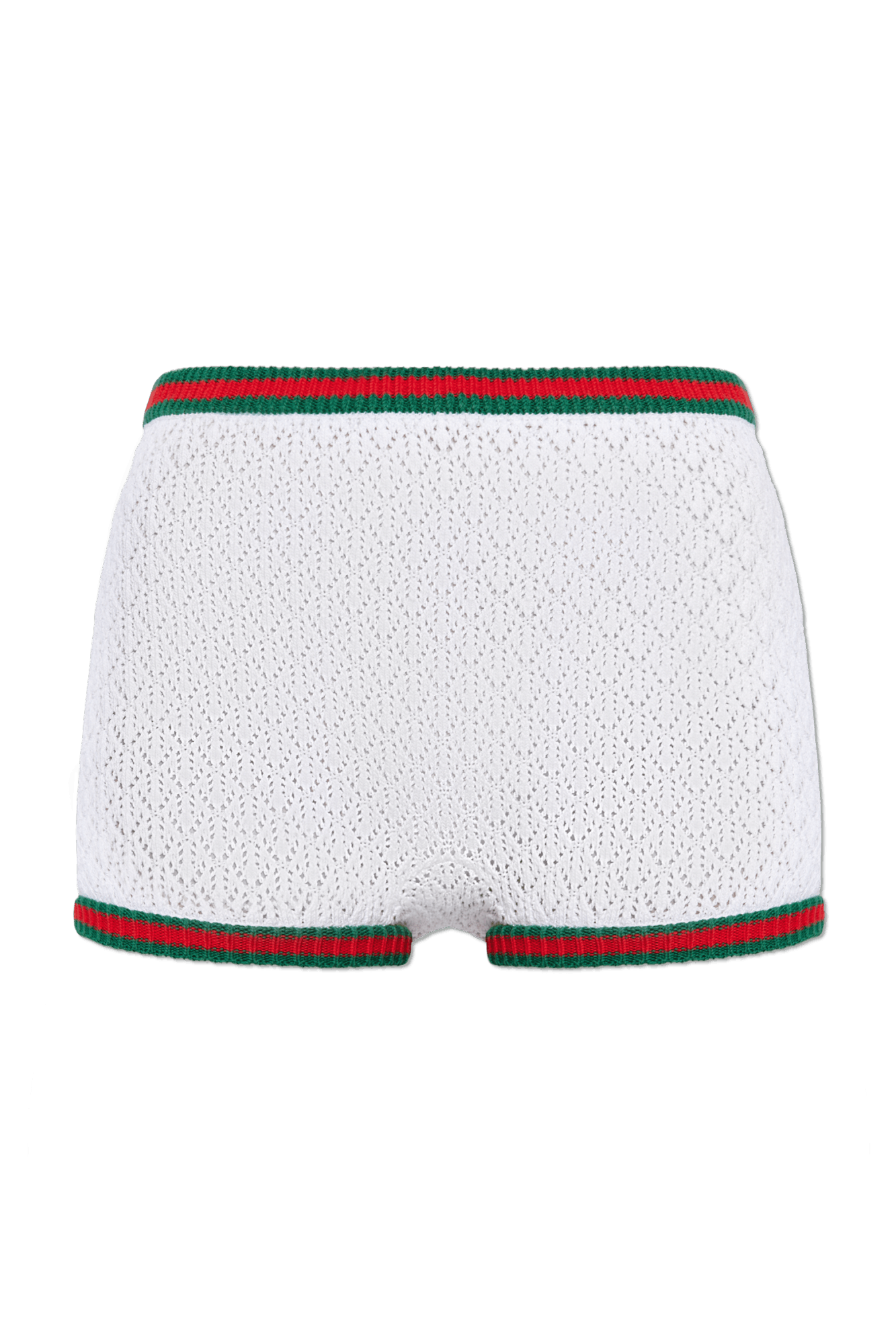 Gucci o1la5ras0526 Cotton Lace Shorts in White Size 30" / US 8 / IT 44 - 1 Thumbnail