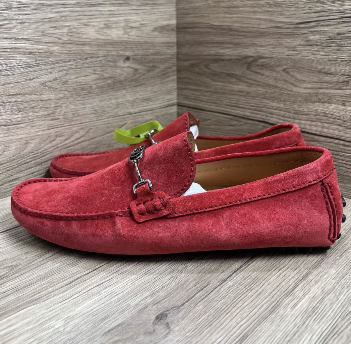 Louis Vuitton Louis Vuitton Porto Vecchio Red Circle Logo Loafers J41 Size US 8 / EU 41 - 1 Thumbnail