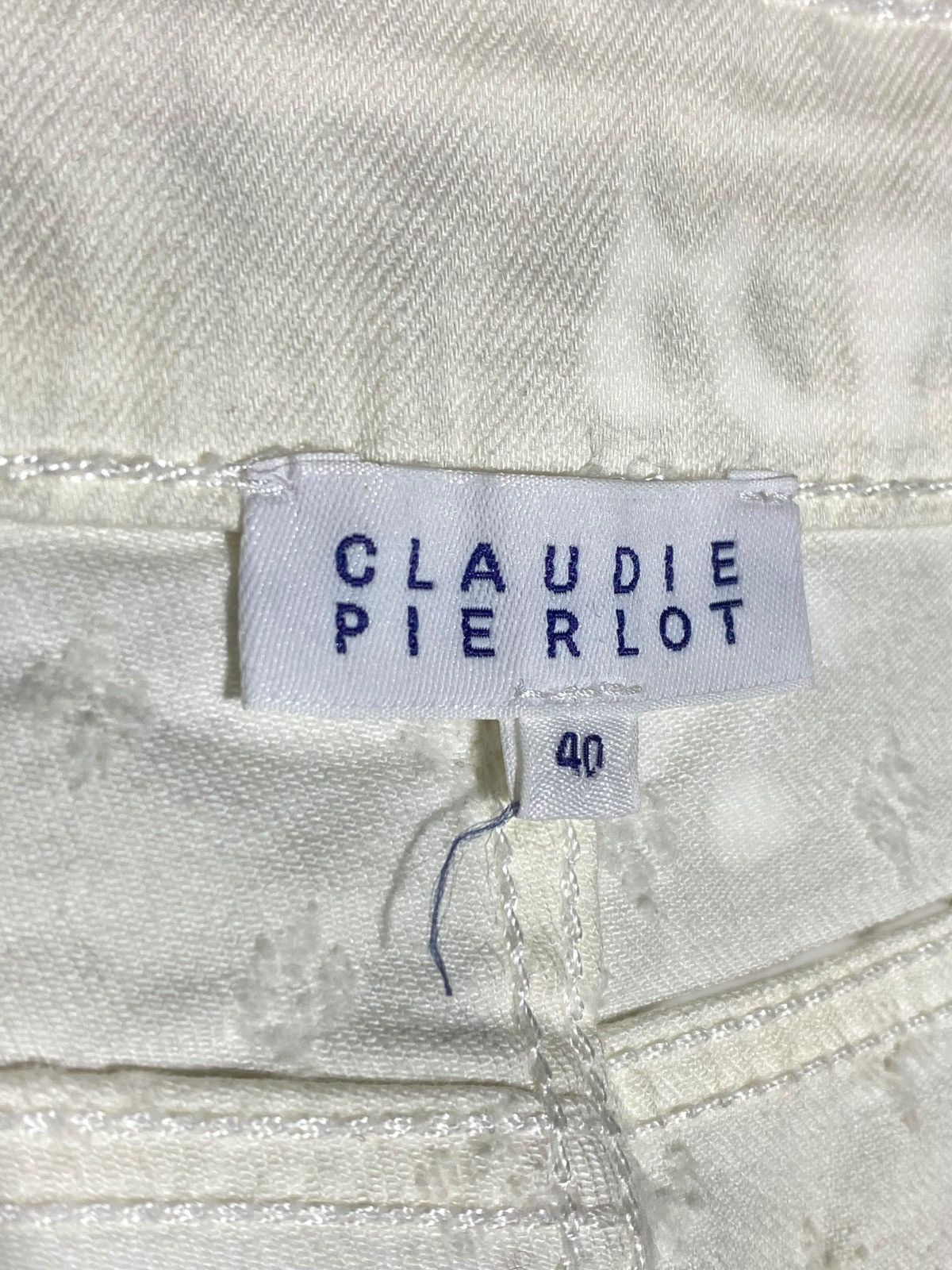 Other Claudie Pierlot White Women’s Jeans Pants Size 27" / US 4 / IT 40 - 18 Thumbnail