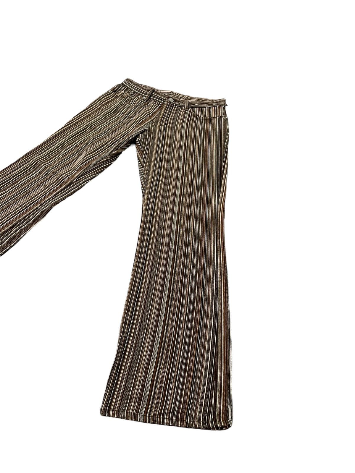Japanese Brand Flare Jeans Striped Big Smith Japan Boot Cut 6🟦2 Size US 31 - 3 Thumbnail