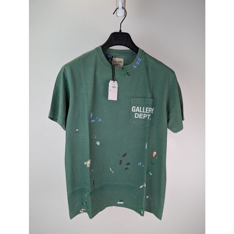 Gallery Dept. o1rshd1 Vintage Logo Painted T-Shirt in Green Size US M / EU 48-50 / 2 - 8 Thumbnail