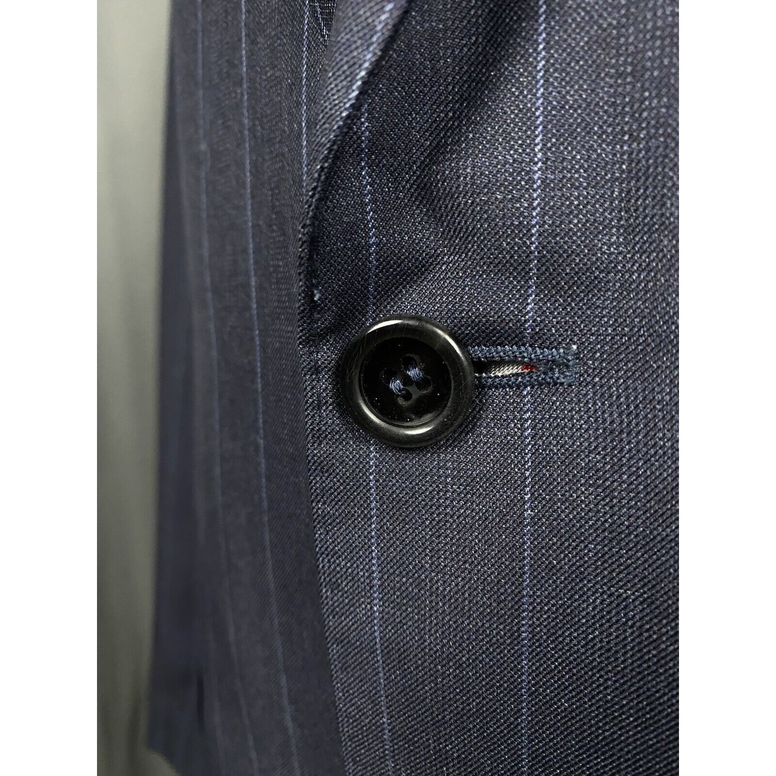 Canali Canali Men's Blue Wool Striped Blazer Sportcoat Jacket Size Size 54R - 8 Thumbnail