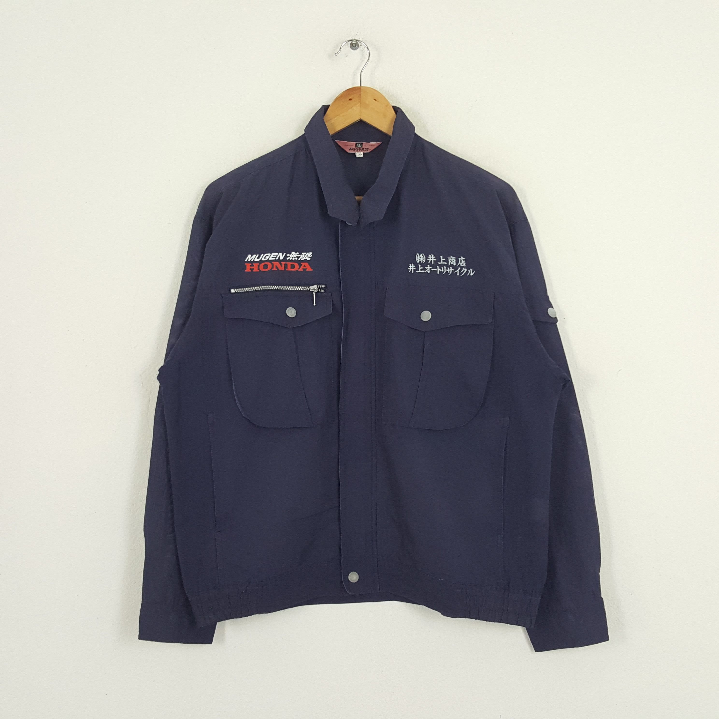 Honda × Japanese Brand × Vintage Vintage Mugen Honda Japanese Racing team Custom Art Jacket Size US L / EU 52-54 / 3 - 3 Thumbnail