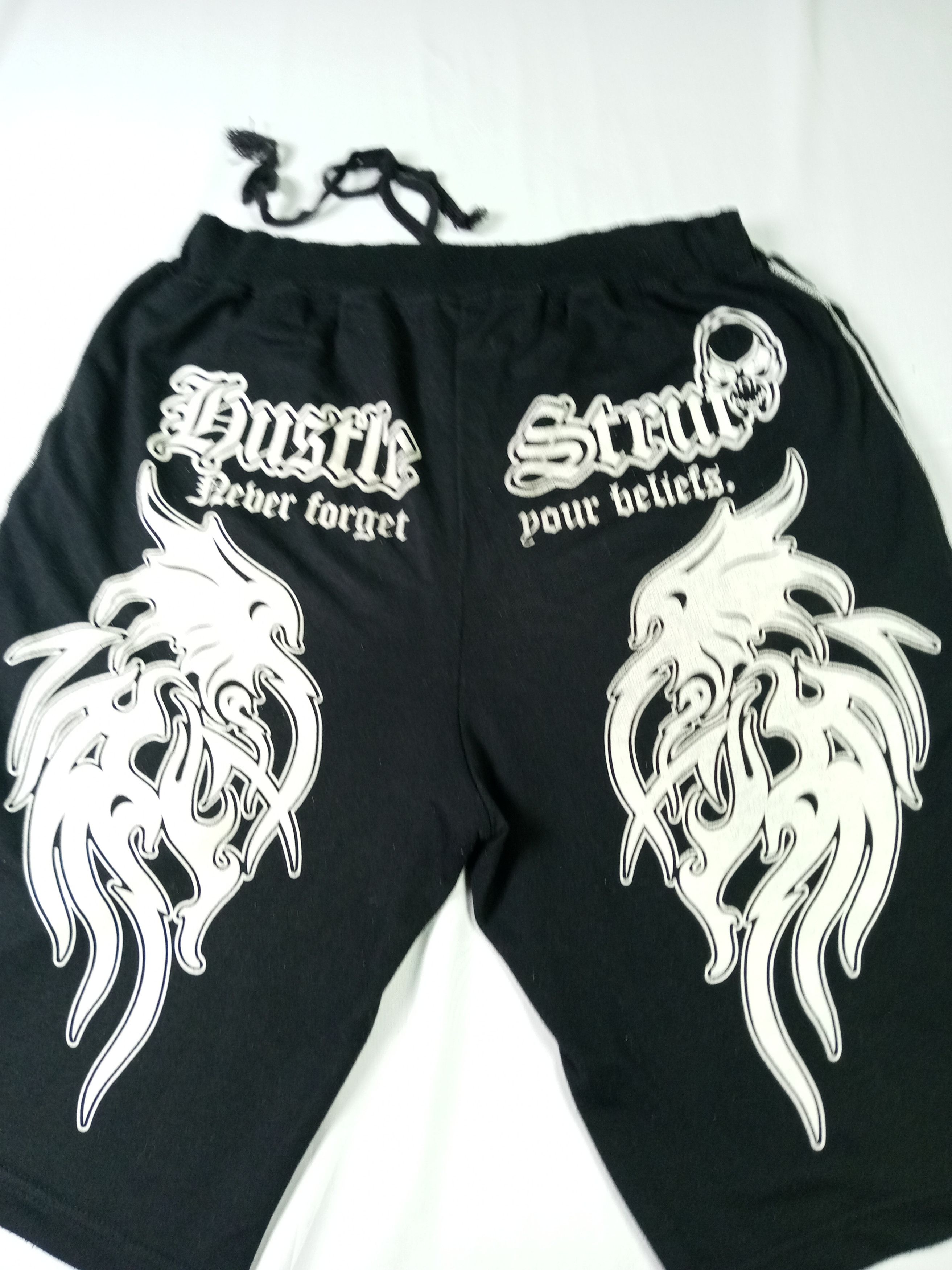 If Six Was Nine CRAZY CROSS TRIBAL POEM SHORT PANT LGB STYLE Size US 33 - 6 Thumbnail