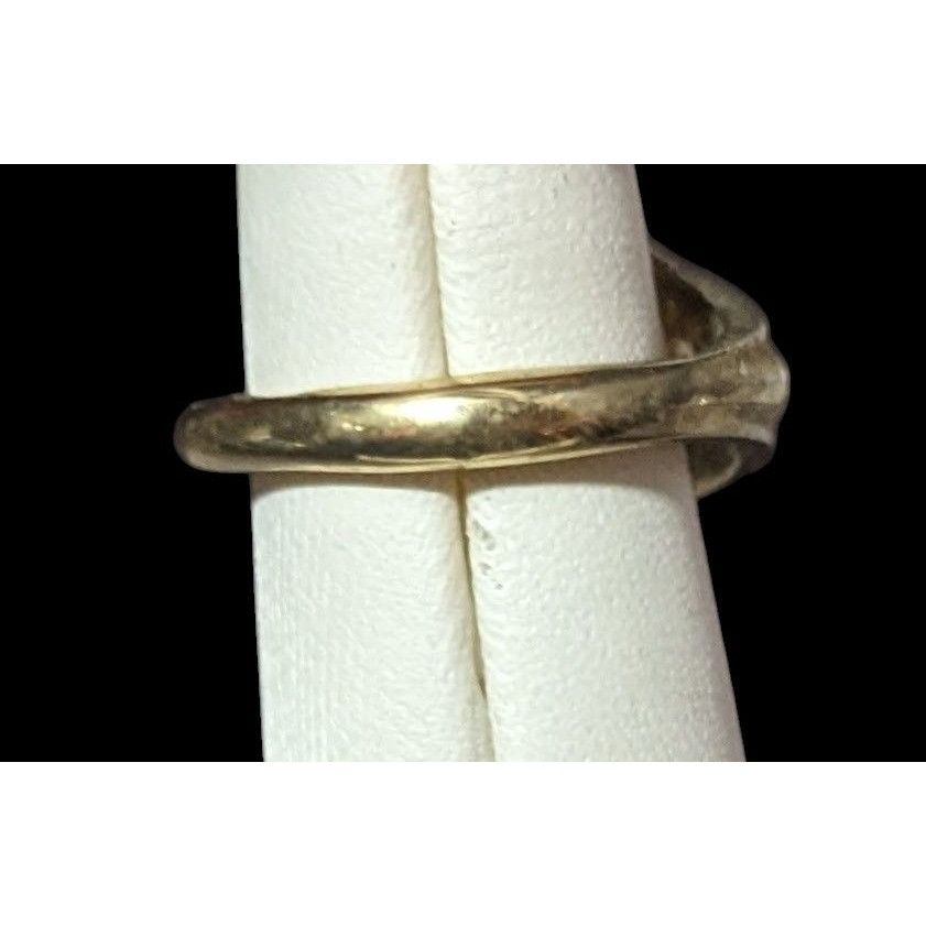 Other Vintage Open Heart Red Rose Gold Tone Fashion Ring Size 6 Size ONE SIZE - 6 Thumbnail