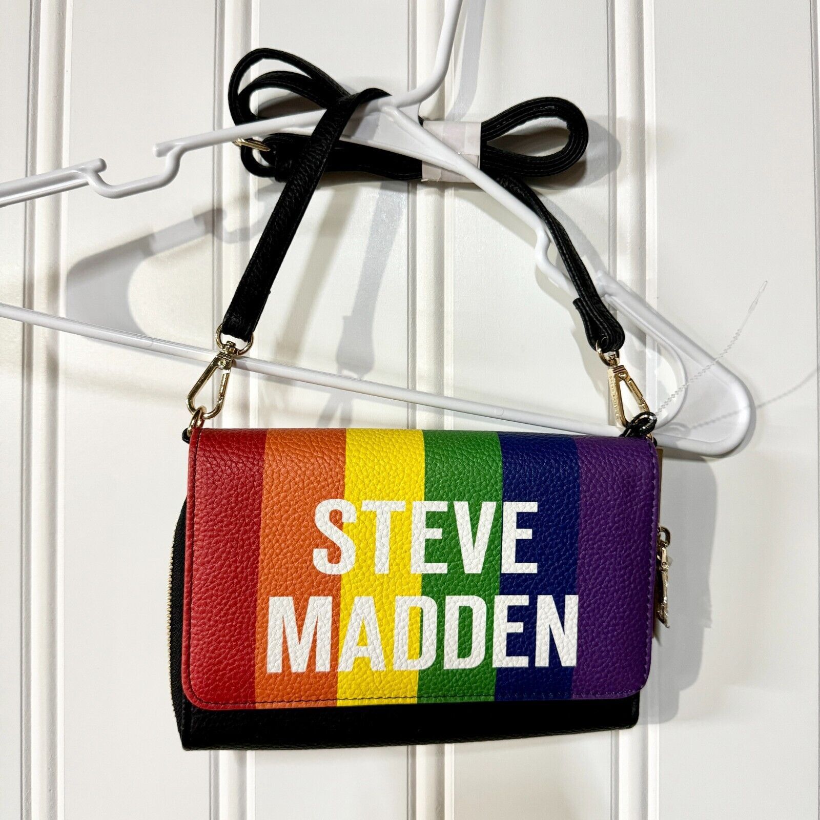 Steve Madden Steve Madden Rainbow Blaurie Flap Crossbody Purse Handbag Size ONE SIZE - 1 Thumbnail