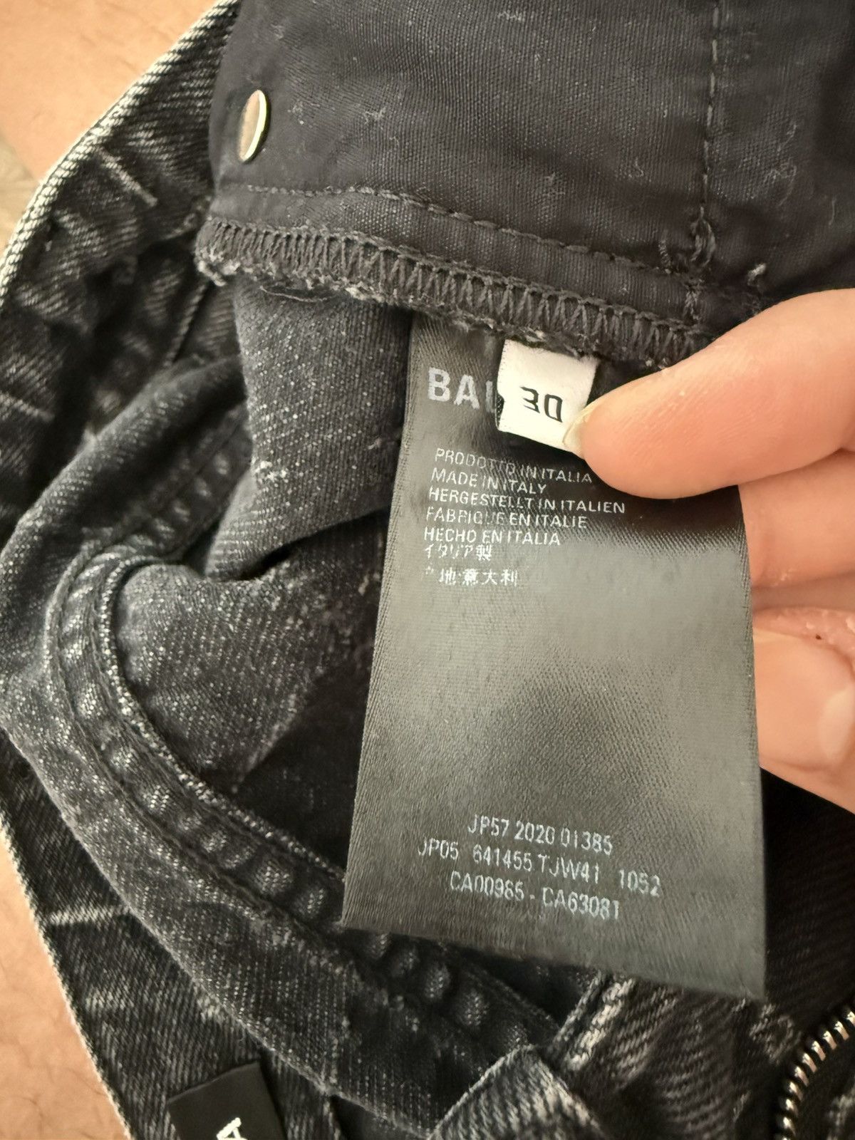 Balenciaga Balenciaga All Over Logo Jeans Size US 30 / EU 46 - 7 Thumbnail