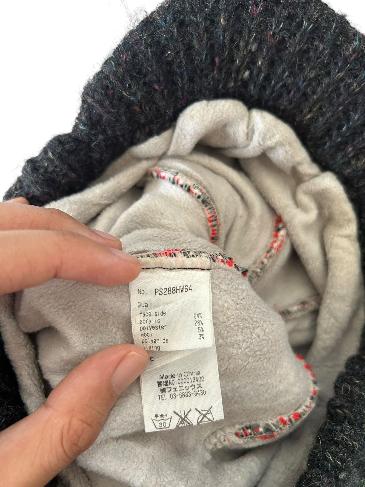 Japanese Brand × Kapital × Vintage Japanese Brand Knitt Rare Design Hats 🎌☠️☠️ Size ONE SIZE - 8 Thumbnail