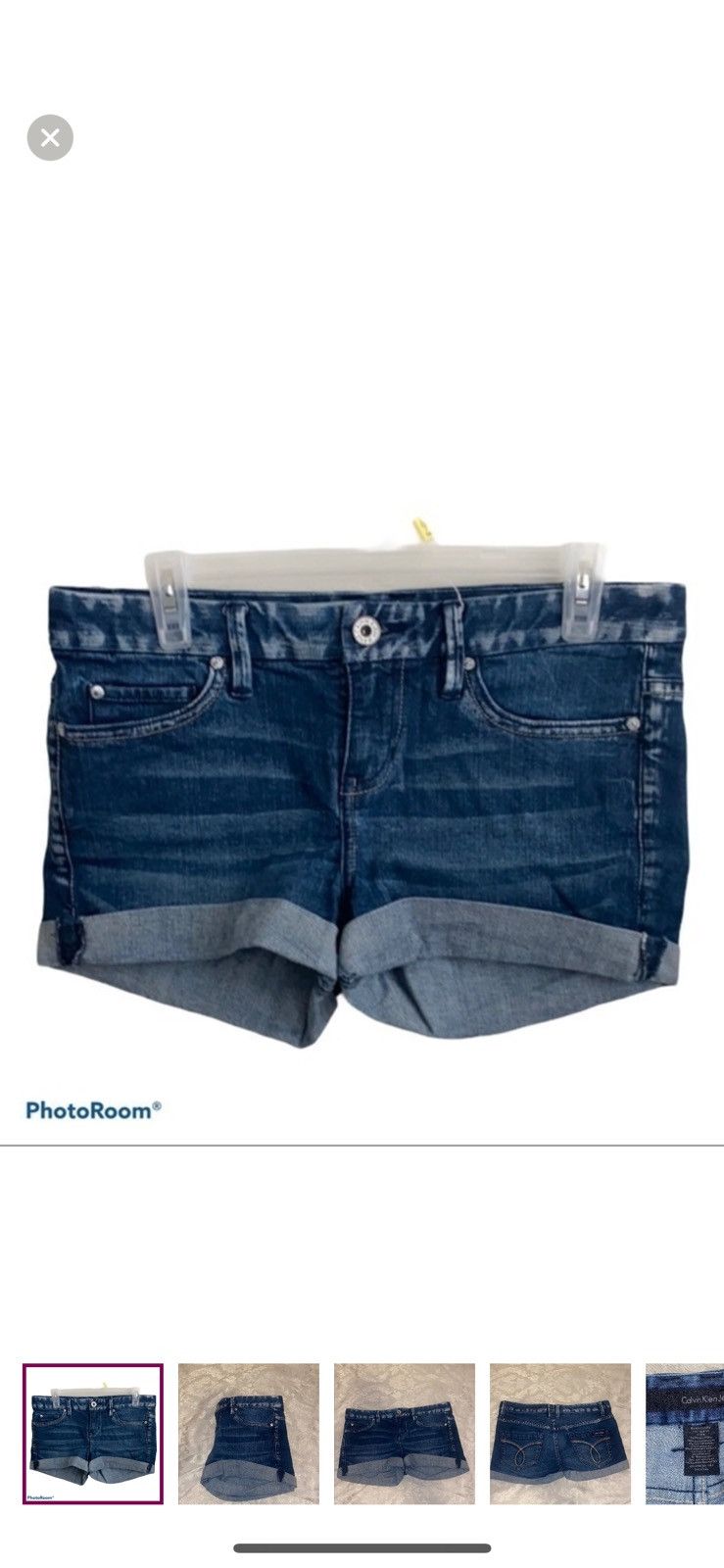 Calvin Klein Calvin Klein jeans denim shorts size 4 Size 27" / US 4 / IT 40 - 1 Thumbnail