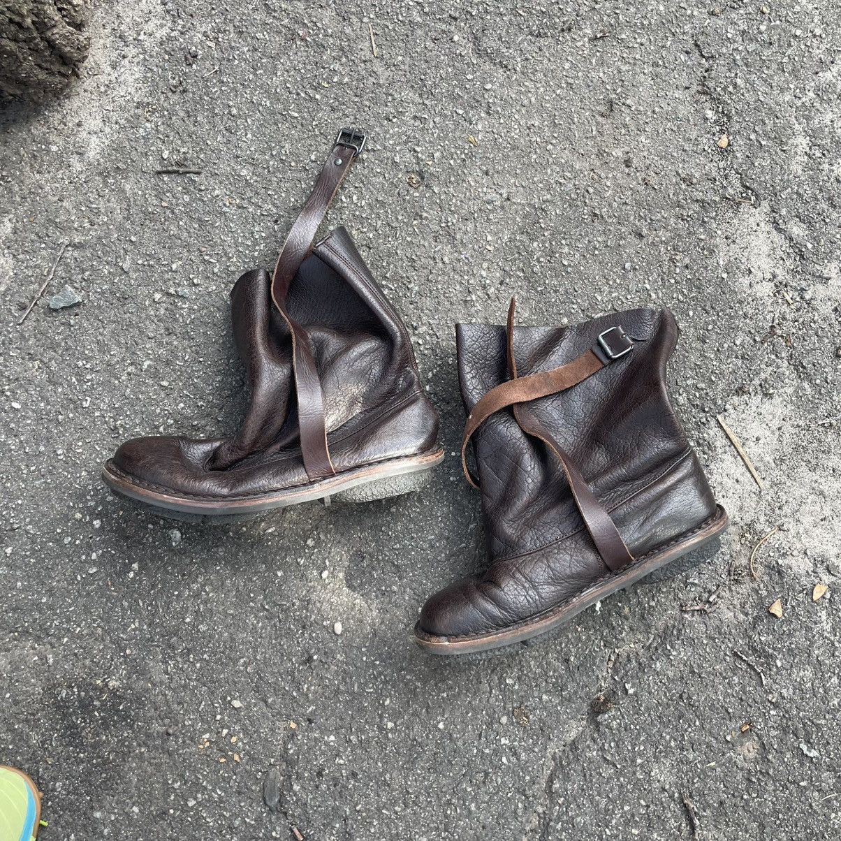 Trippen 38 Trippen vintage leather boots shoes ma opium wings as98 Size US 5.5 / EU 38 - 1 Thumbnail