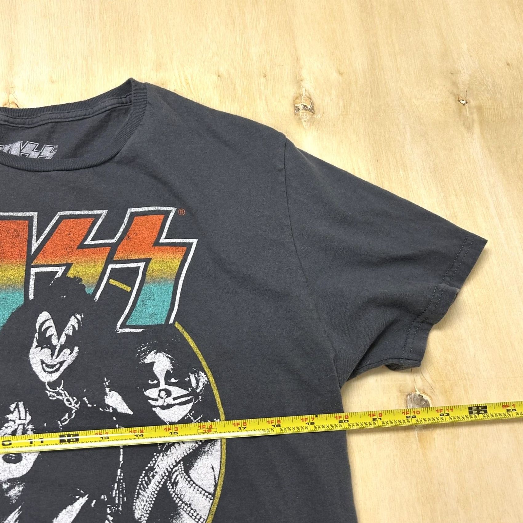 Vintage KISS Shirt Mens Large Black Rock And Roll Band Tee Music Size US L / EU 52-54 / 3 - 5 Thumbnail