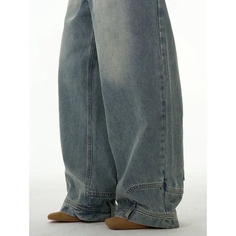 Japanese Brand × Jean High street washed straight baggy jeans Size US 30 / EU 46 - 3 Thumbnail