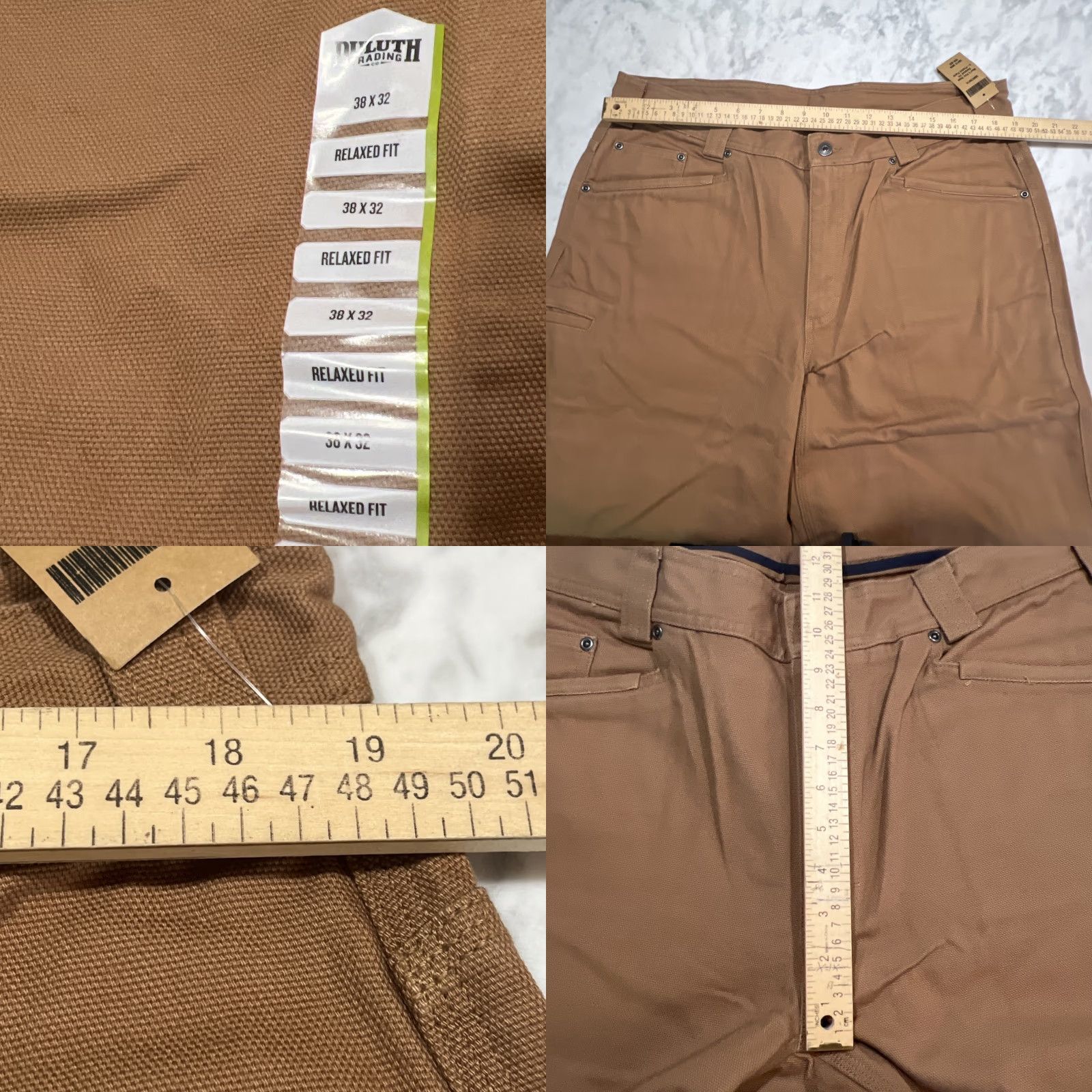 Vintage DULUTH Fire Hose Pants Men 38x32 Relaxed Fit 5-Pocket Workwear Brown Style 58412 NWT Men's Pants Brown 5-Pocket Size US 38 / EU 54 - 8 Thumbnail