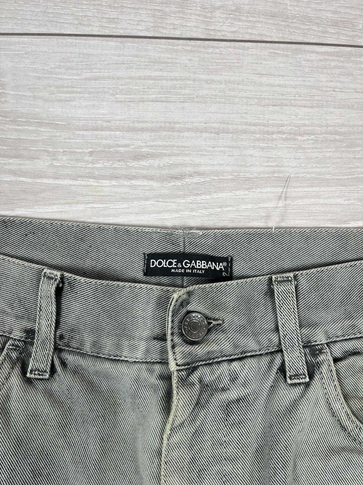 Dolce & Gabbana Dolce Gabbana Vintage Avante Garde Painted Denim Pants Size US 32 / EU 48 - 9 Thumbnail