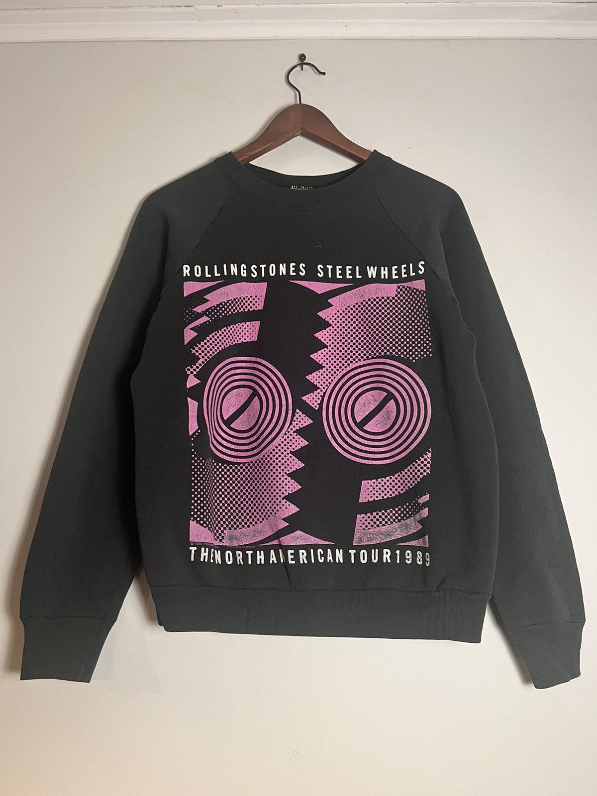 Band Tees × The Rolling Stones 80s Rolling Stones Steel Wheels Crewneck Size US M / EU 48-50 / 2 - 1 Thumbnail