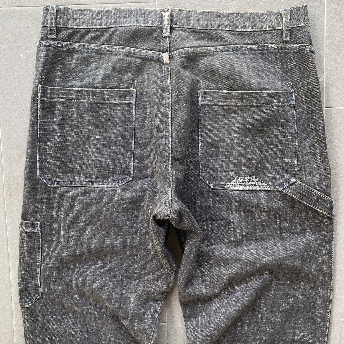 Japanese Brand × MasterPiece Hectic denim baggy Size US 36 / EU 52 - 13 Thumbnail