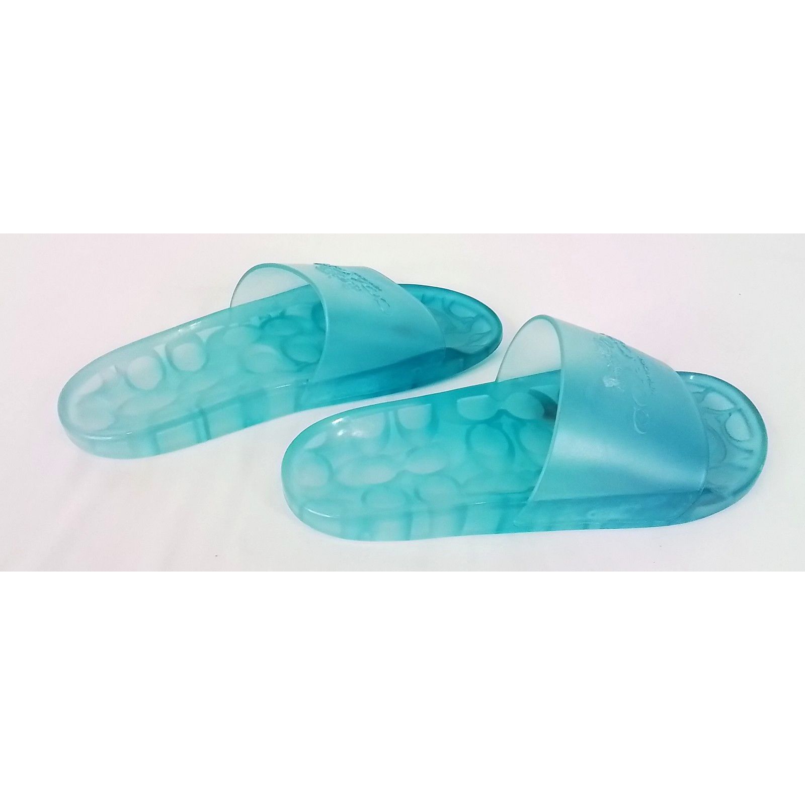 Coach Coach New York Ulyssa Women's Size 8 Jelly Slides Blue Size US 8 / IT 38 - 4 Thumbnail