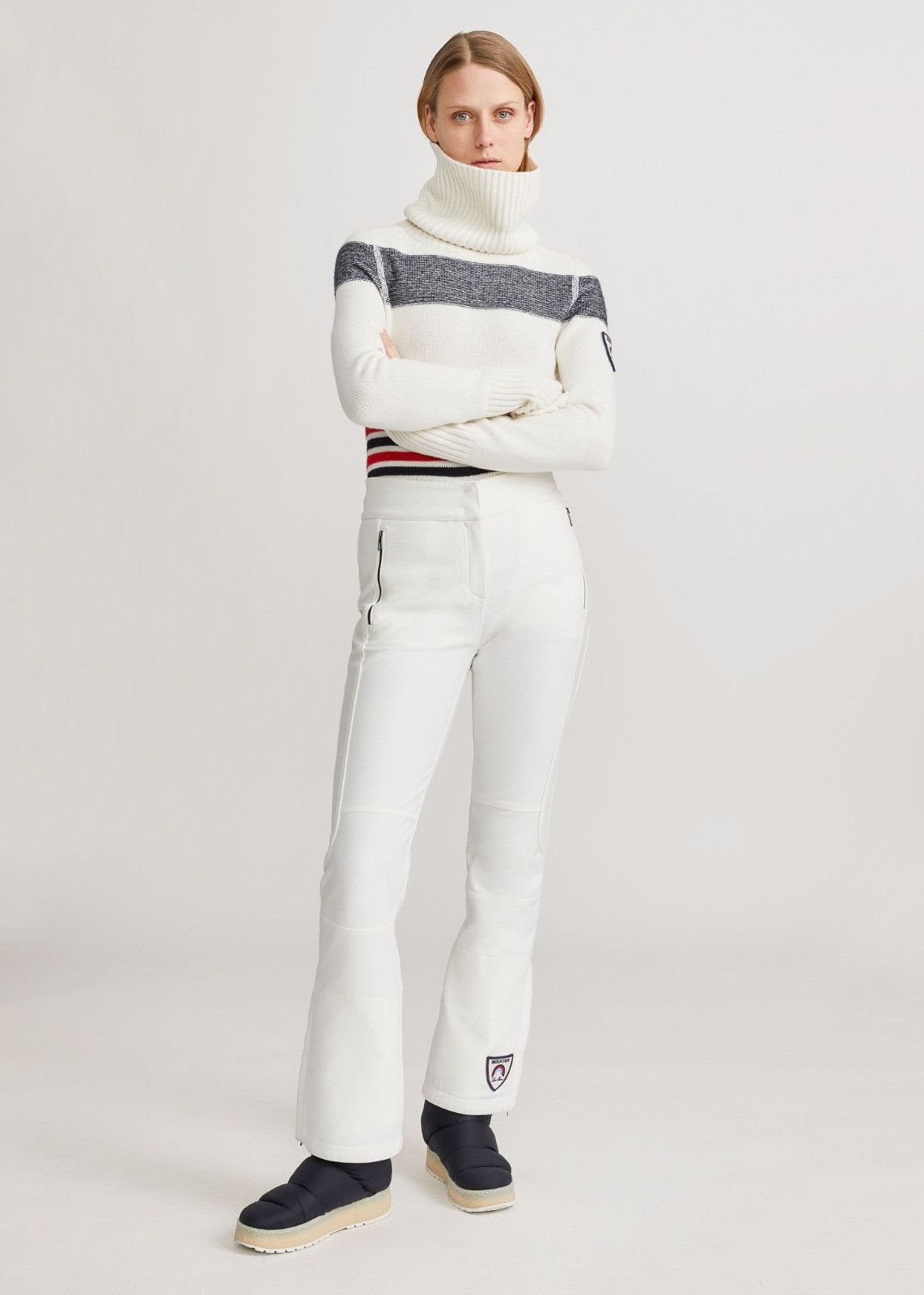 Loro Piana o1srvl11e0125 Courmayeur Turtleneck Sweater in Multicolor Size M / US 6-8 / IT 42-44 - 2 Thumbnail