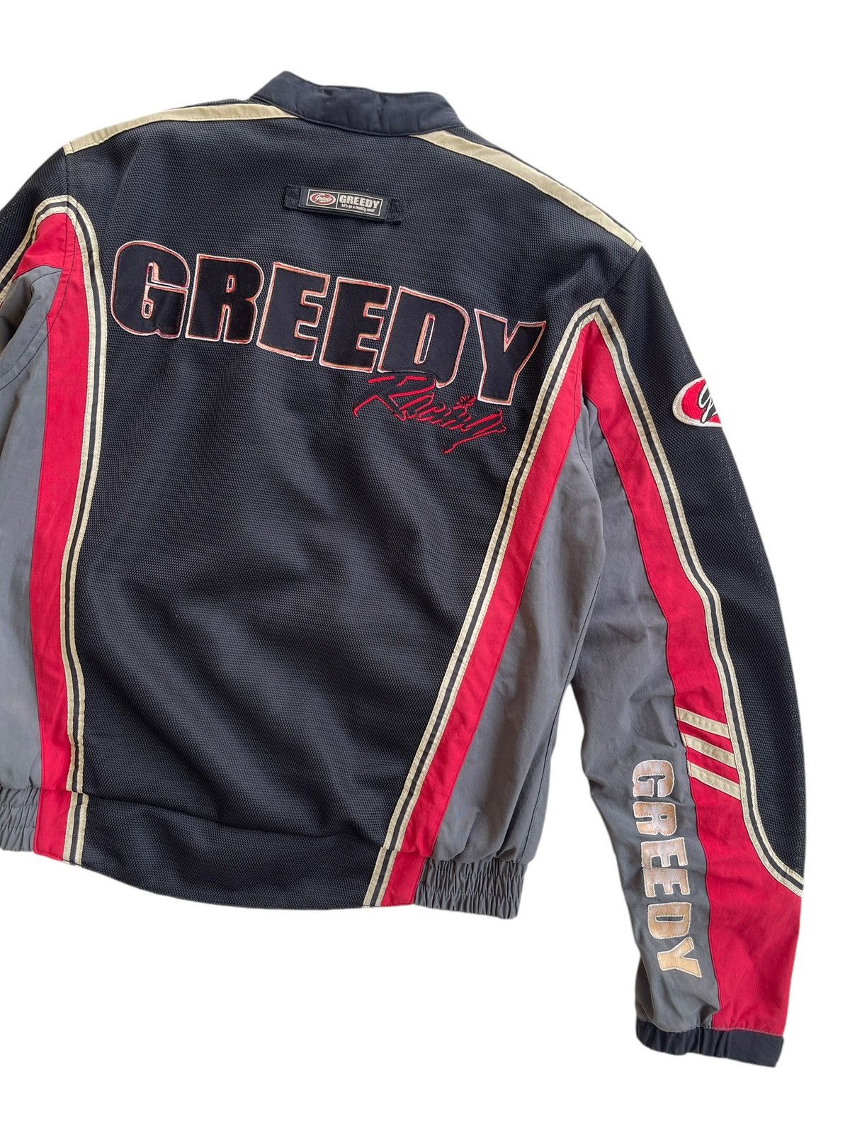 Vintage Vintage Greedy Racing Bikers Jacket Size US M / EU 48-50 / 2 - 11 Thumbnail