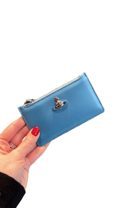 Vivienne Westwood o1f1d3z0426 Size: OS / Nappa Slim Long Card Holder Sky Blue Size ONE SIZE - 1 Preview