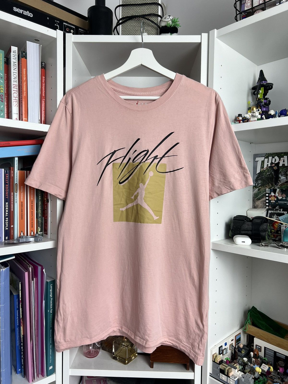 Jordan Brand × NBA Nike Jordan big logo printed t-shirt L basketball NBA rare Size US L / EU 52-54 / 3 - 1 Thumbnail