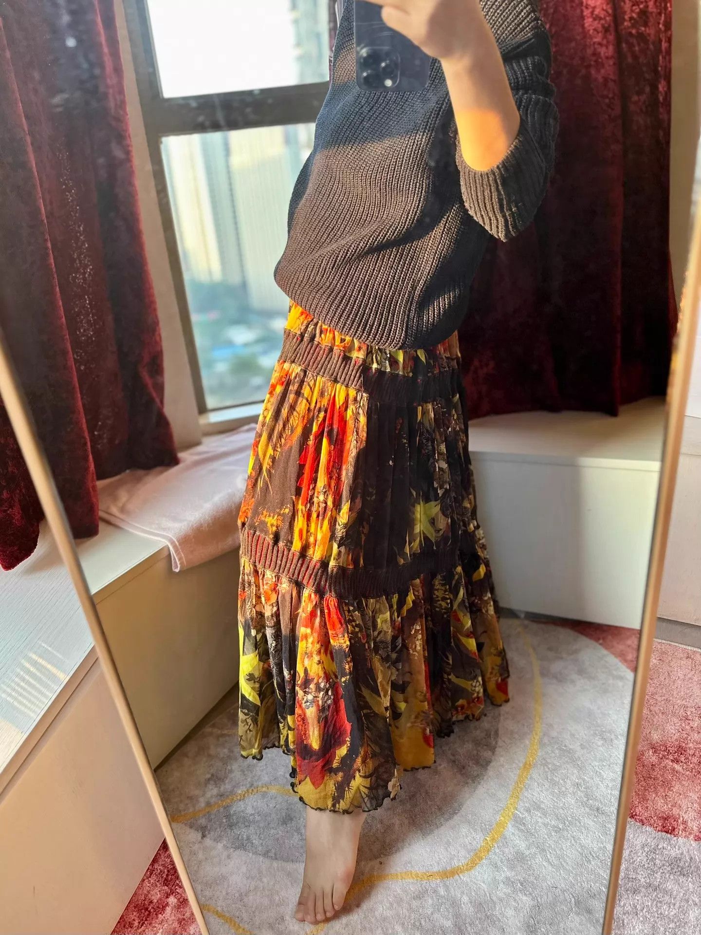 Jean Paul Gaultier JPG Strapless Long Harvest Fruit & Flower Print Dress S Size S / US 4 / IT 40 - 2 Thumbnail