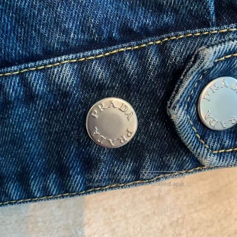 Prada Prada Washed blue denim jacket Size US L / EU 52-54 / 3 - 4 Thumbnail