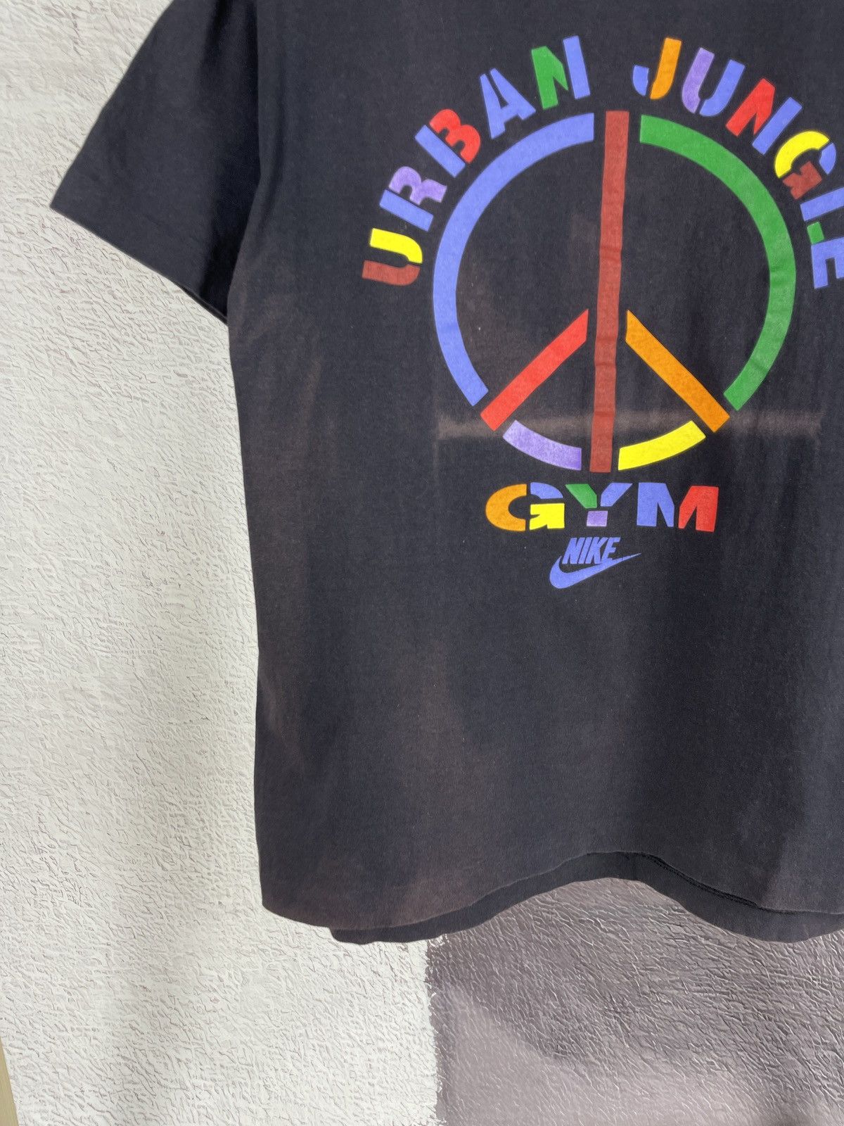 Nike Nike vintage 90s Urban Jungle gym peace single stitch tee Size US L / EU 52-54 / 3 - 5 Thumbnail