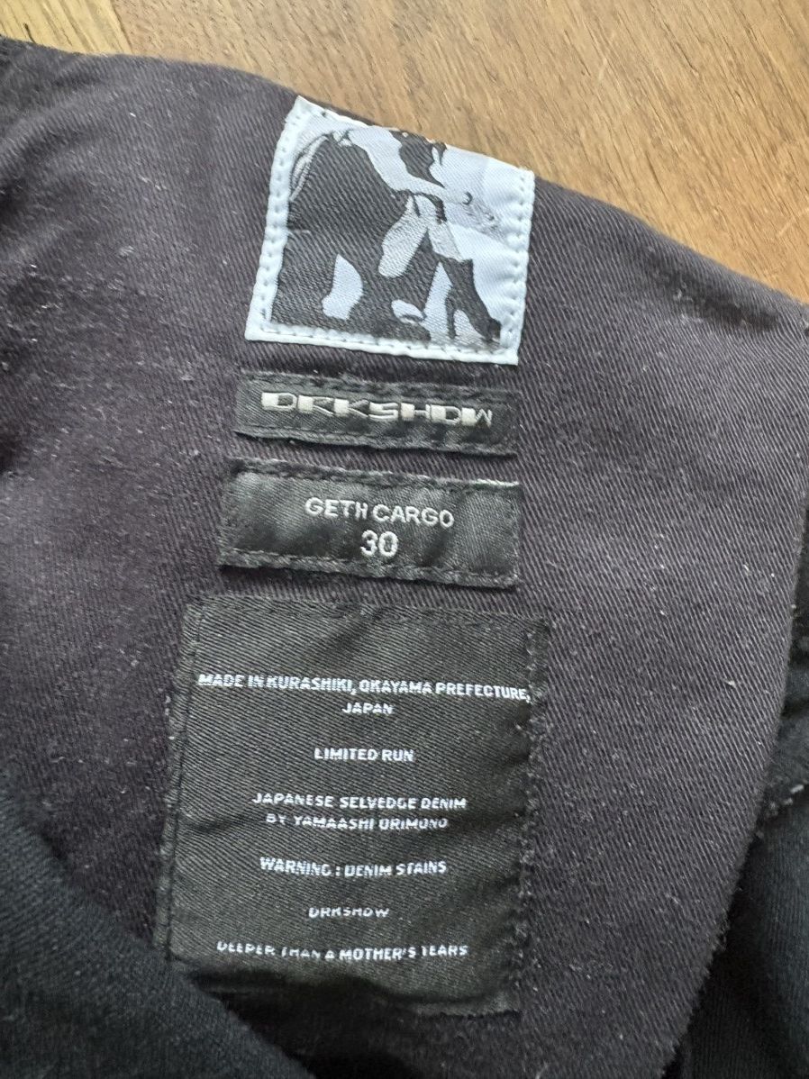 Rick Owens Drkshdw Rick Owens Geth Cargo Trousers Size 30 Size US 30 / EU 46 - 5 Thumbnail