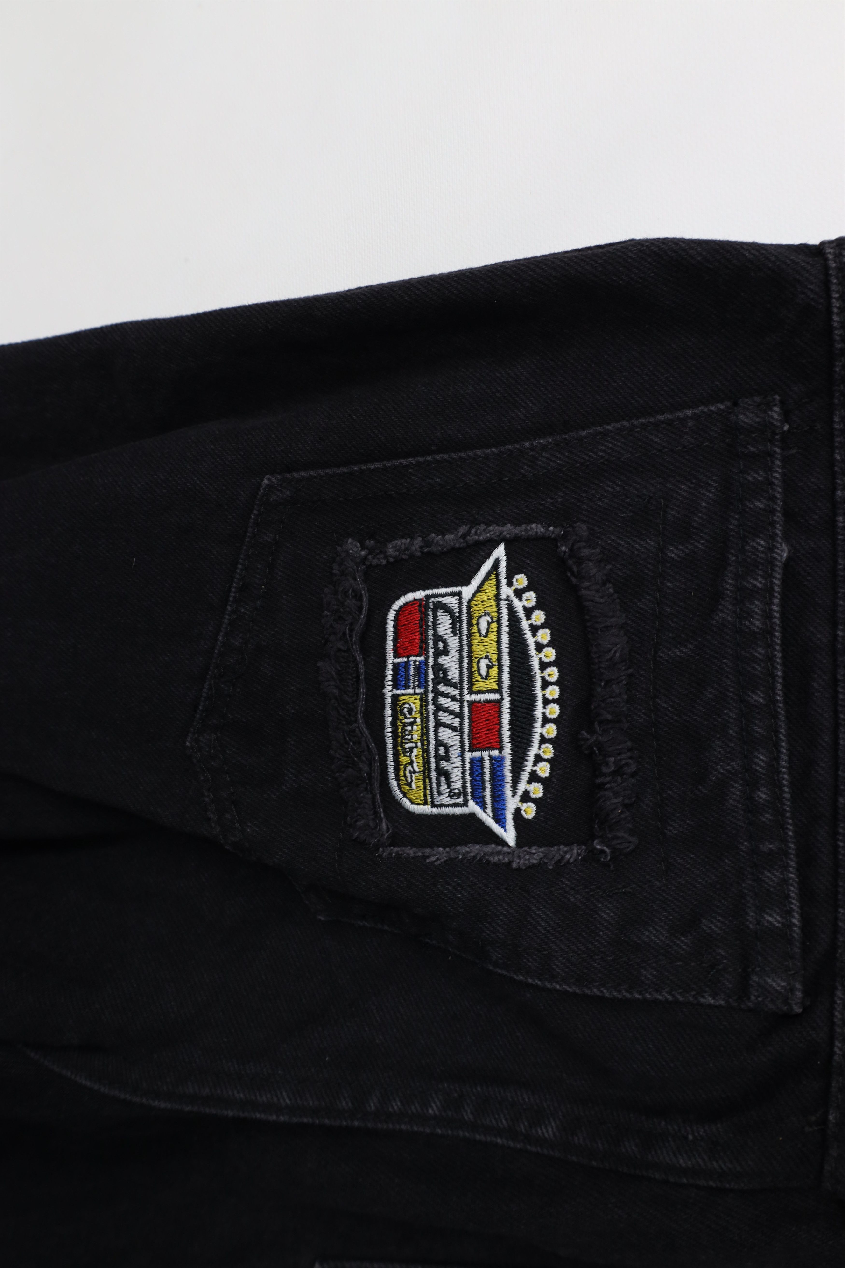 Cadillac Deadstock Vintage 90s Cadillac Car Straight Leg Jeans USA Size US 32 / EU 48 - 14 Thumbnail