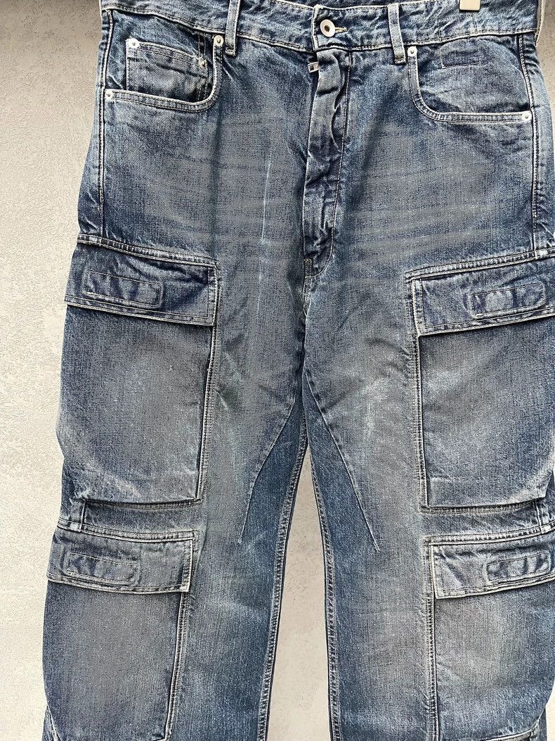 Rick Owens RICK OWENS Cargo Pocket Denim Pants-2508 Size US 32 / EU 48 - 4 Thumbnail