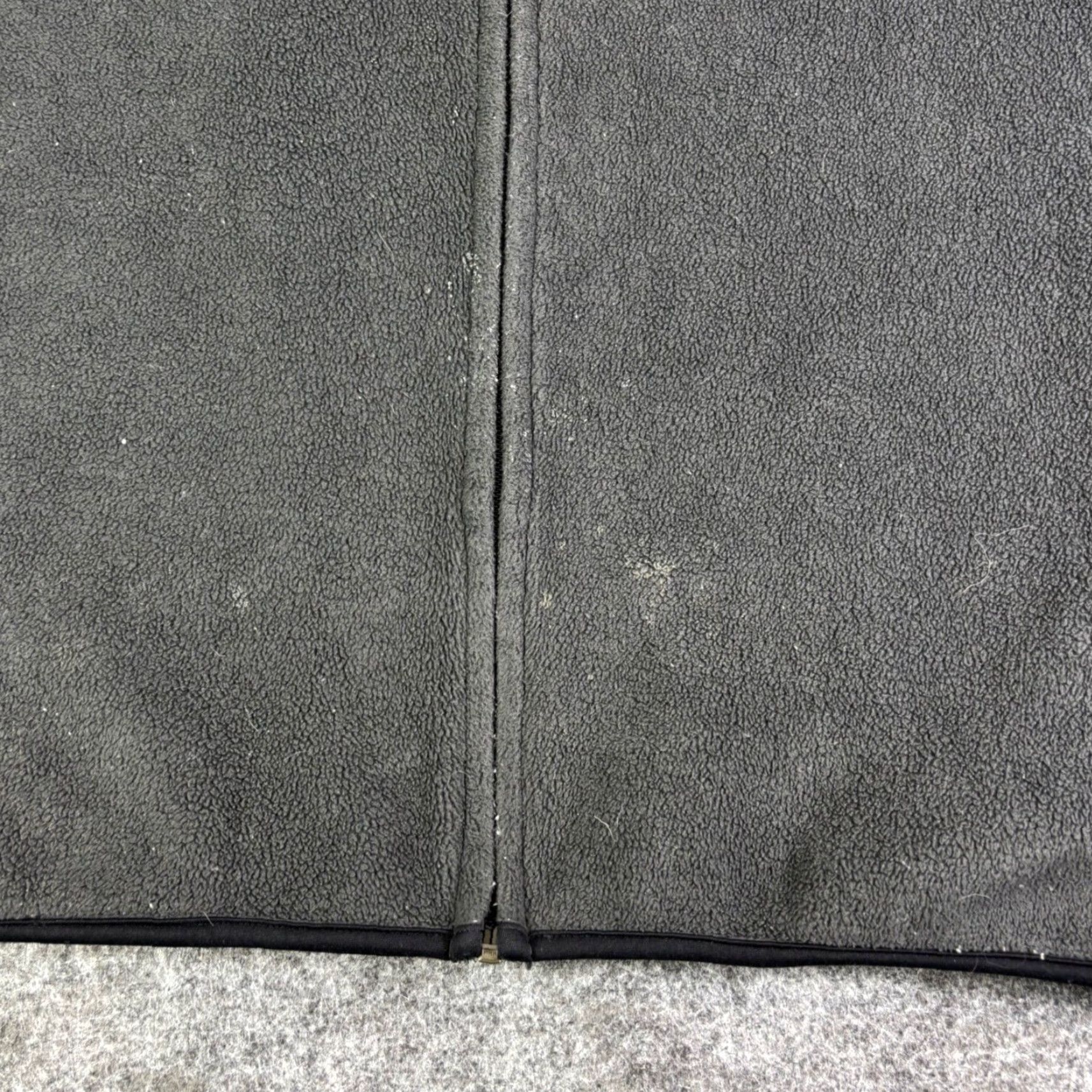 Nautica Nautica Jeans Company Vest Full Zip Logo Mens Large Gray Vintage 90s Fleece Bodywarmer Jacket Short 3-in-1 Jacket Polyester Zip Size US 33 - 6 Thumbnail