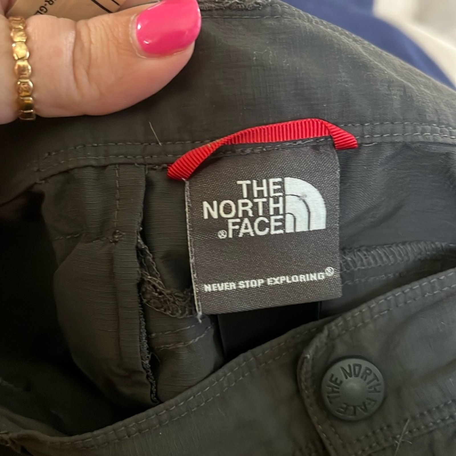 The North Face THE NORTH FACE slate gray hiking cargo shorts L Size US 34 / EU 50 - 2 Thumbnail