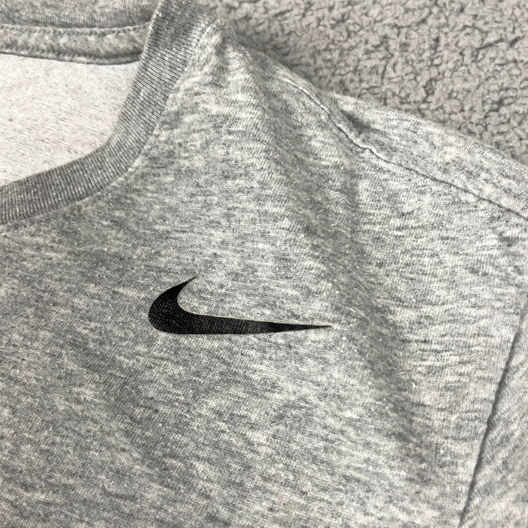 Nike Nike Dri-Fit T Shirt Mens Medium Gray Black Logo Swoosh - Nike Dri-FIT Shirt Mens M Black Logo Graphic Crew Neck Short Sleeve Size US M / EU 48-50 / 2 - 4 Thumbnail