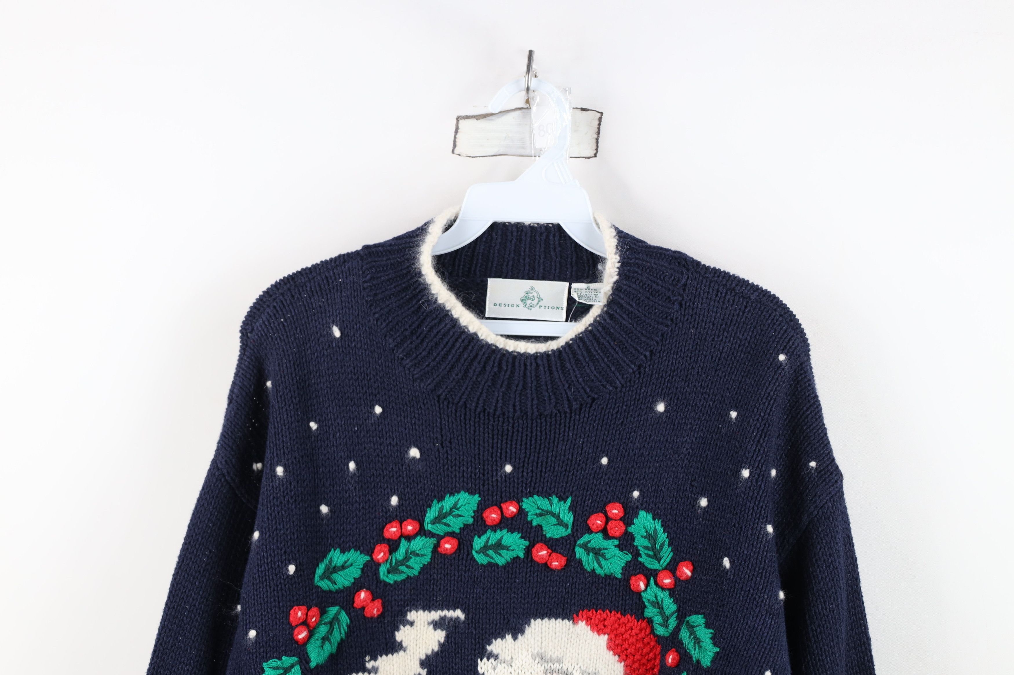 Vintage Vintage 90s Design Philip Santa Claus Christmas Sweater Size S / US 4 / IT 40 - 2 Thumbnail