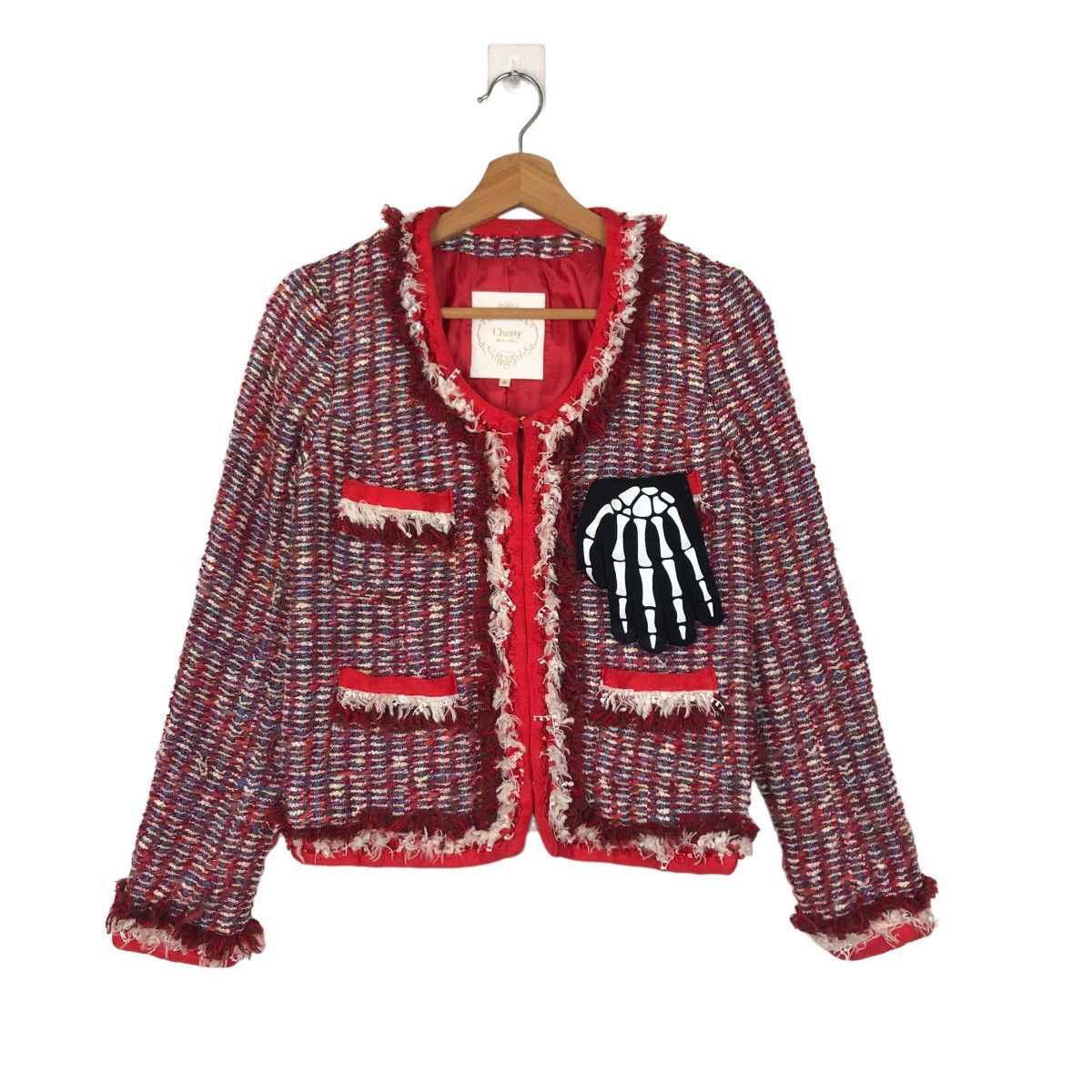 Japanese Brand 🔥TWEED JACKET CHASTY JAPAN MADE INSPIRED CHANEL LUXURY Size M / US 6-8 / IT 42-44 - 1 Thumbnail
