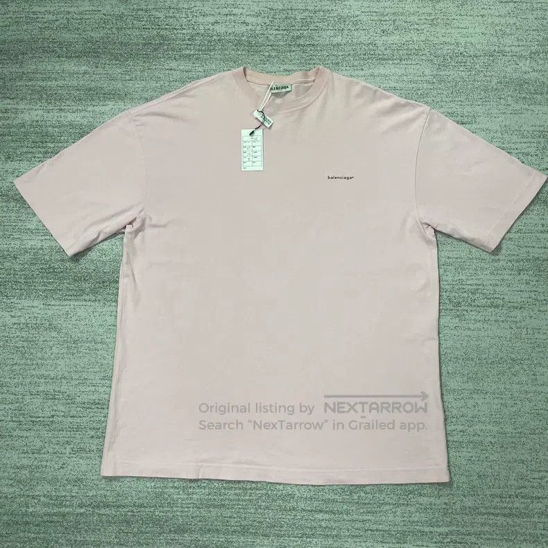 Other Balenciaga Pink Small Logo Short Sleeve Size US XS / EU 42 / 0 - 1 Thumbnail