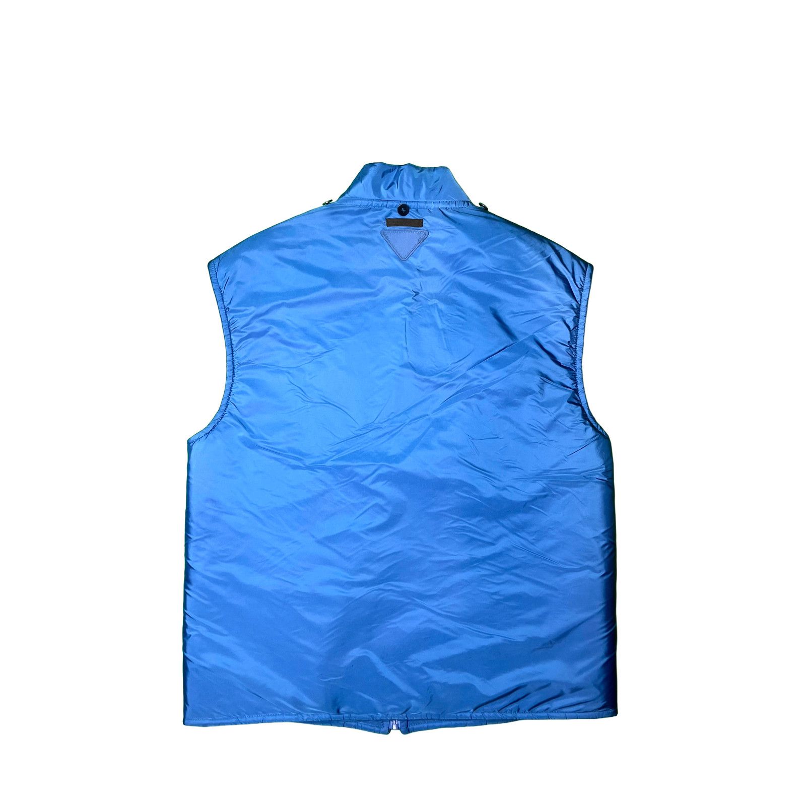 Prada Prada Puffer Blue Vest Size S / US 4 / IT 40 - 2 Thumbnail