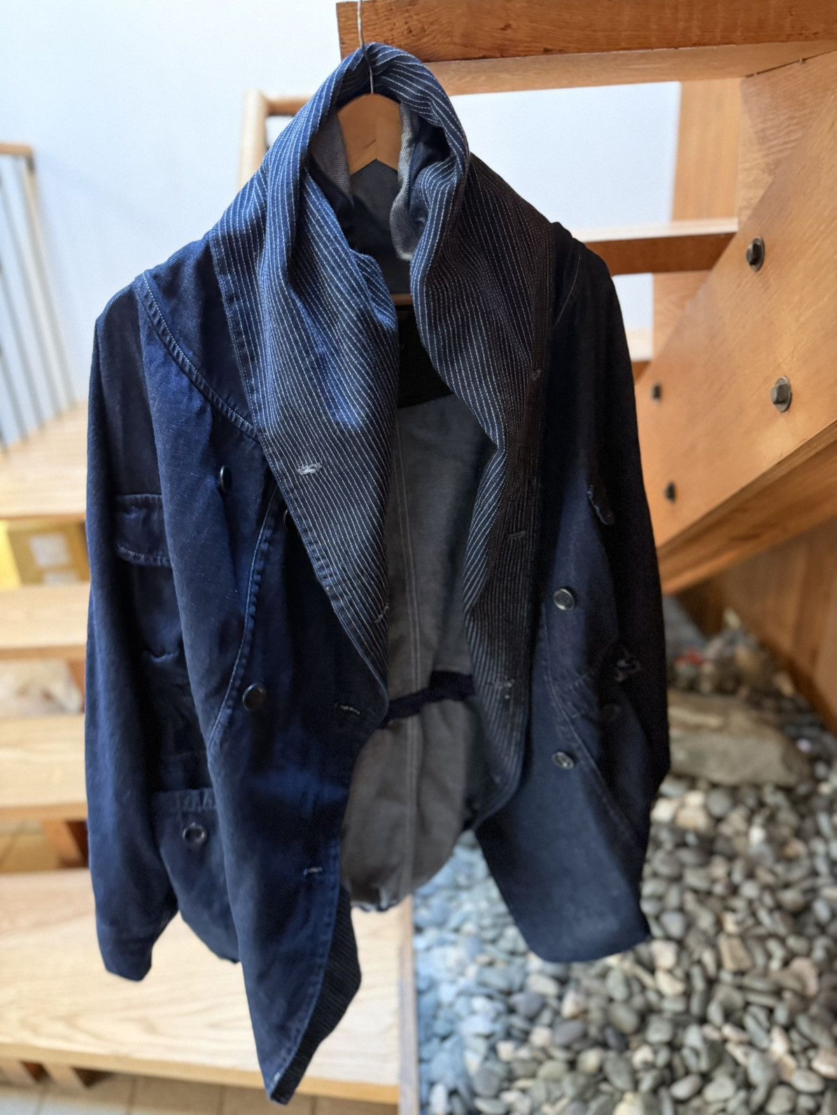 Kapital Kapital Denim Ring Coat - Inidgo (2) Size US M / EU 48-50 / 2 - 1 Thumbnail