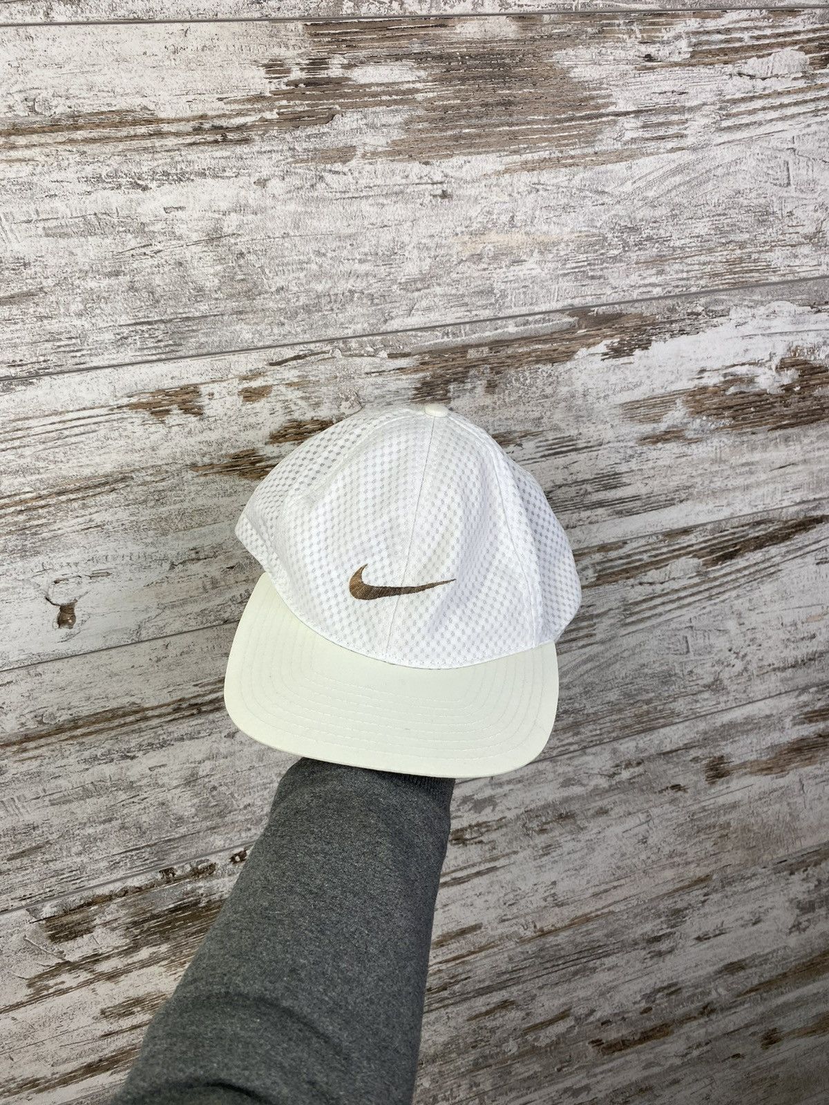 Nike × Vintage Mens Vintage Nike big logo hats cap hat y2k rare swoosh acg Size ONE SIZE - 1 Thumbnail