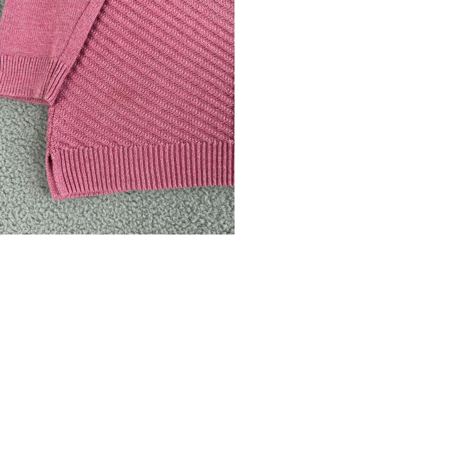 Chaps Chaps Ralph Lauren Sweater Womens Large Pink Metallic V Neck Knit Tunic Pullover Size L / US 10 / IT 46 - 9 Thumbnail