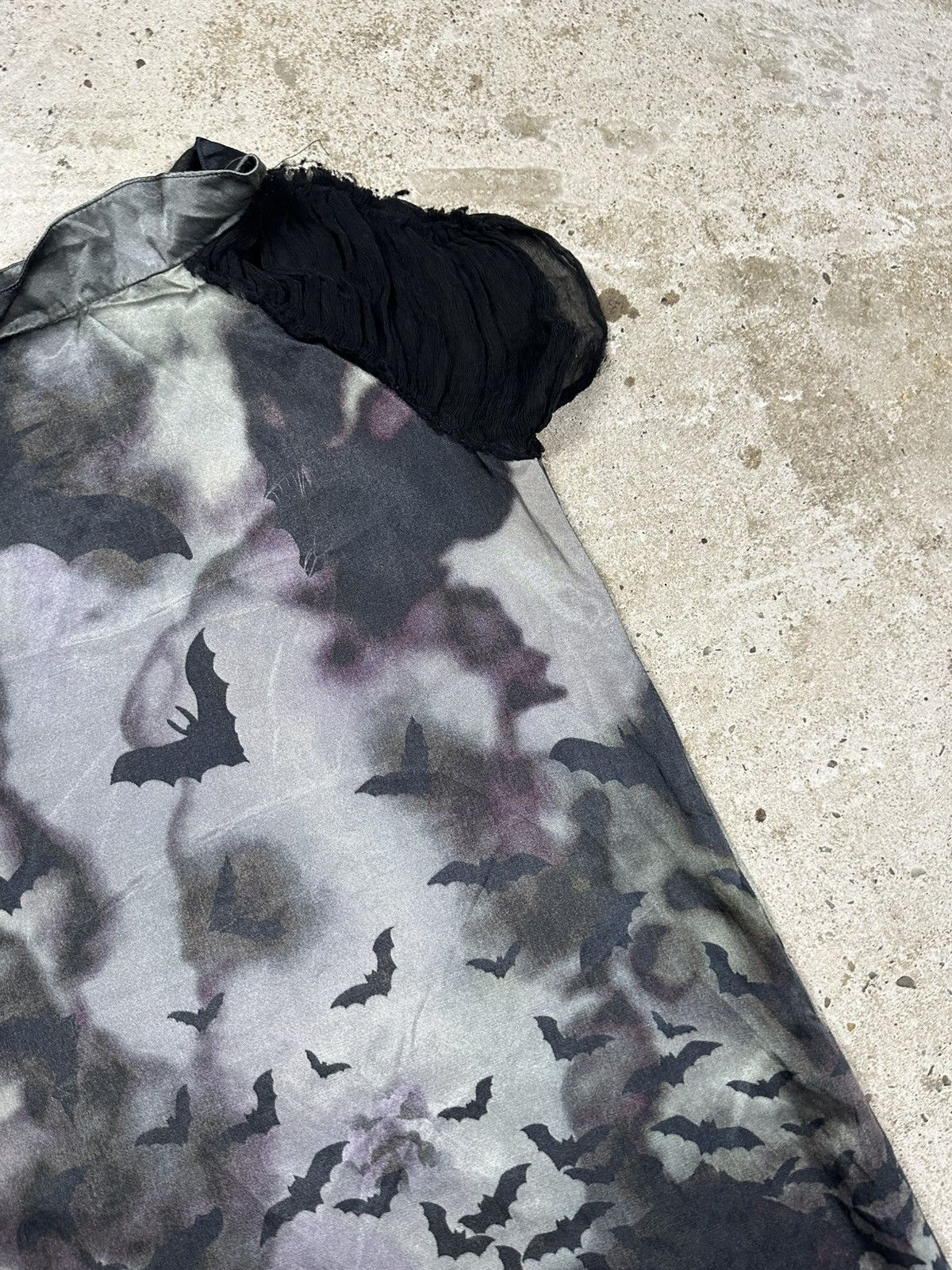 McQ Alexander McQueen McQ by Alexander McQueen Satin Bat Print Mini Dress Size S / US 4 / IT 40 - 8 Thumbnail