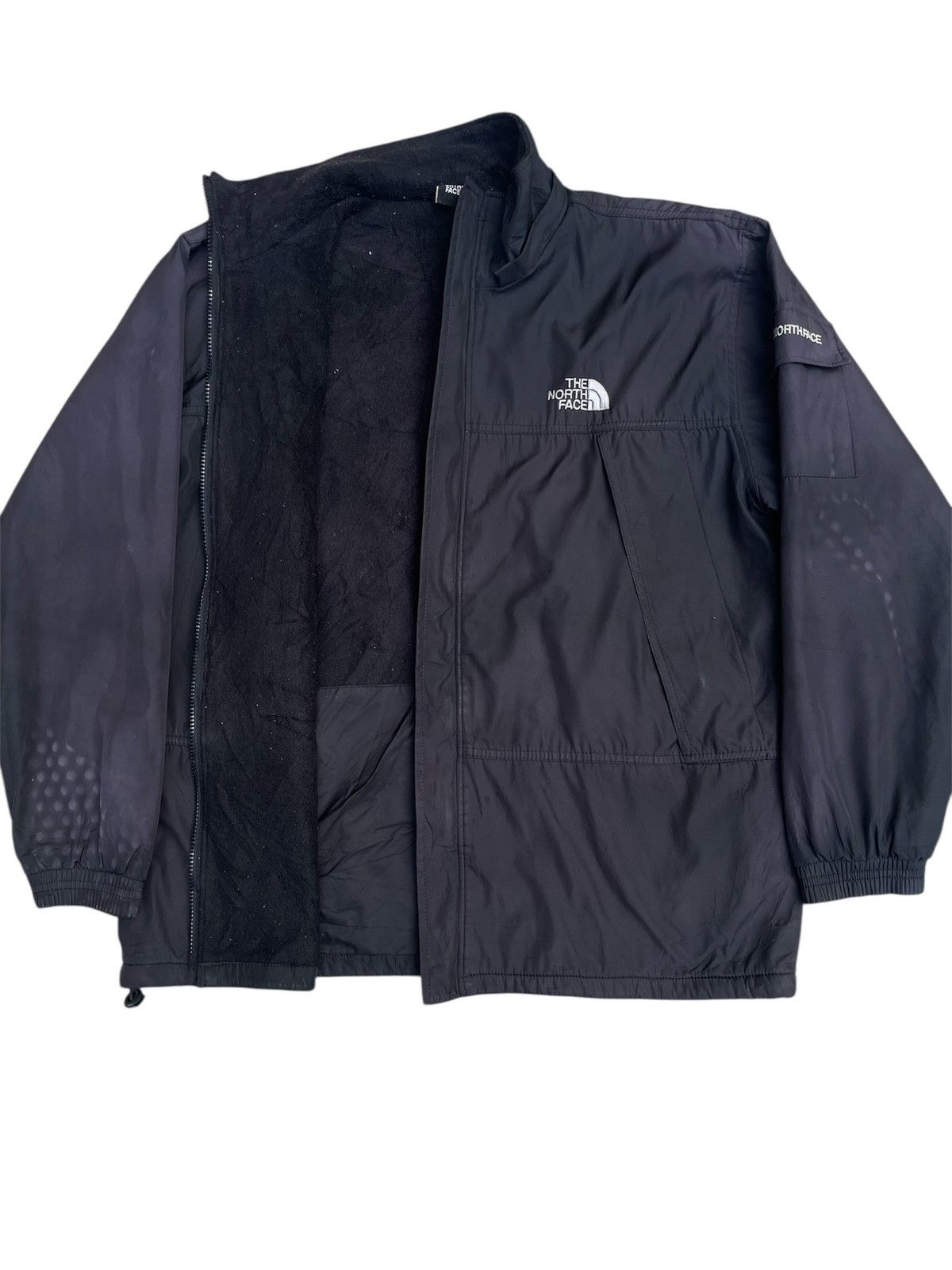 The North Face Vintage The North Face Black Shell Jacket - Fleece Lined Size US L / EU 52-54 / 3 - 4 Thumbnail