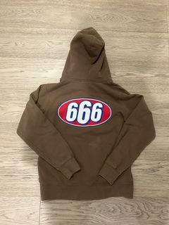 Supreme 666 shop zip up hoodie