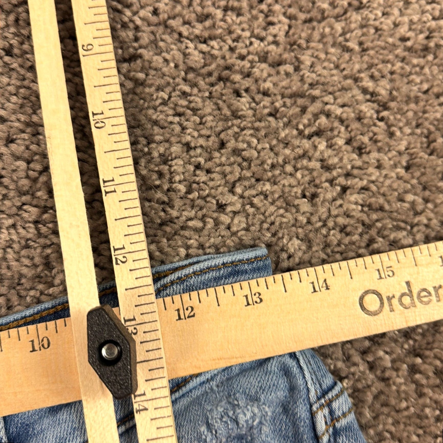 Denime Judy Blue Jeans Womens 5 26x28 Blue Distressed Stretch Light Wash Denim Womens Size 27" / US 4 / IT 40 - 5 Thumbnail